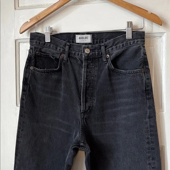 AGOLDE 90’S MID RISE BAGGY STRAIGHT LEG JEANS - Picture 2 of 7